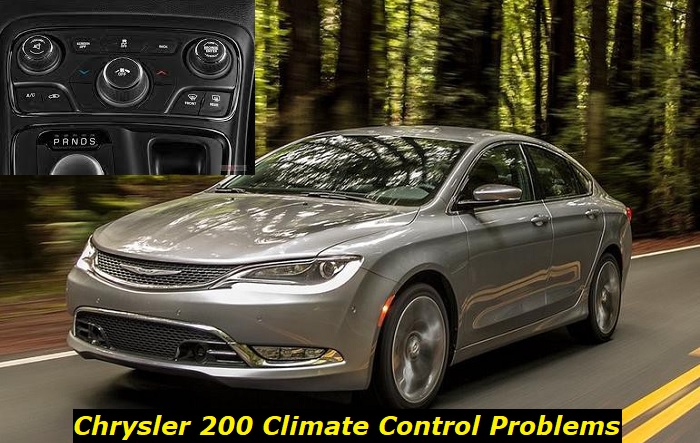 chrysler 200 climate control issues